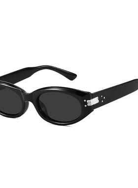 秦岚同款高级感显脸小猫眼墨镜女