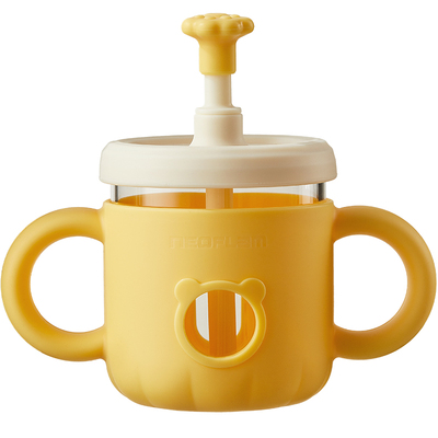 Neoflam牛奶杯儿童直饮吸管水杯