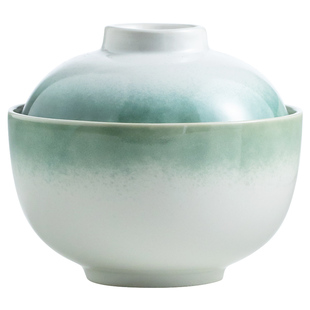 釉下彩陶瓷炖盅一人份炖汤蒸碗蒸蛋盅带盖子炖罐汤盅燕窝炖锅专用