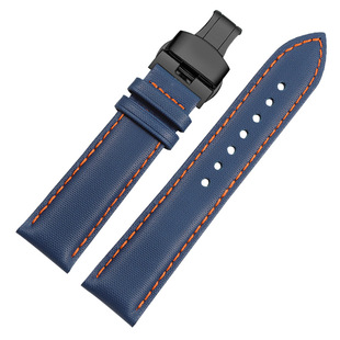 适配MIDO美度舵手表带尼龙男TV小电视M049防水碳纤维表带22mm