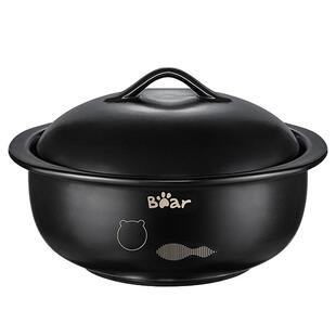 小熊砂锅煲汤家用燃气煲仔饭煎熬中药陶瓷锅煤气灶专用小沙锅炖锅