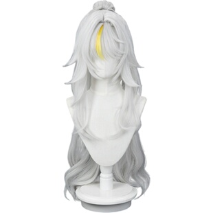 ND家】兹白 玉米须加厚马尾90cm 头皮顶 原神 角色造型款cos假发