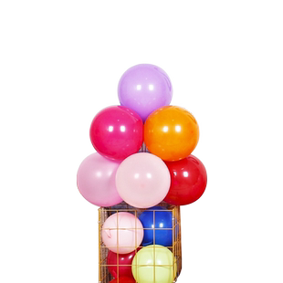 加厚哑光气球防爆幼儿园教室元旦节氛围布置KTV生日装饰结婚汽球