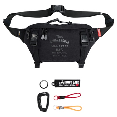 RGH防盗刷腰包户外机能防水胸包