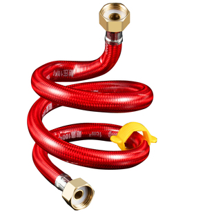 4分304保温不锈钢包塑金属编织管角阀龙头热水器进出水管高压防爆