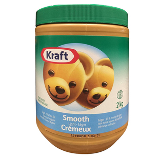 2瓶95折加拿大直邮Kraft卡夫花生酱柔滑细腻2kg保质期4-5个月左右