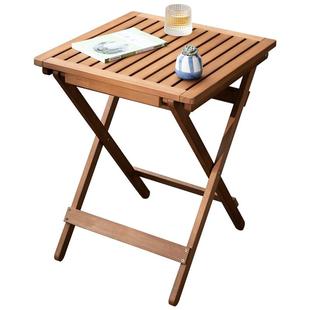 木马人折叠桌子餐桌家用饭桌户外小型方桌摆摊桌面长条桌便携简易