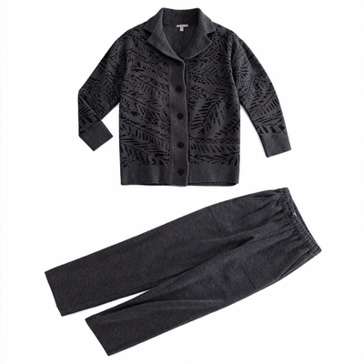 猫人男士睡衣秋冬季加绒加厚