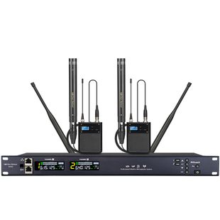 格伦士顿一拖八小振膜大合唱电容话筒无线舞台乐器拾音演讲麦克风