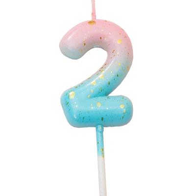 小公主生日数字蜡烛派对拍照道具