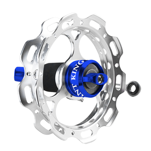 蚁王谷麦轮经典款AQM99型全金属前打轮带泄力可抛投手拨轮八卦轮