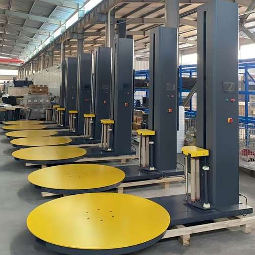 自动缠绕膜打包机托盘缠绕机缠绕膜包装机拉伸膜缠绕机薄膜缠绕机