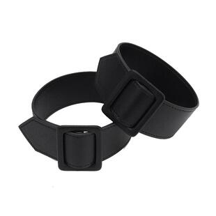 袖口带宽百搭皮质风衣袖带皮衣腕带羽绒服带子大衣袖口束带装饰带