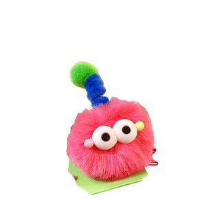 毛绒丑娃娃搞怪边夹秋冬头饰2026新款扭扭棒刘海发夹毛毛鸭嘴夹女