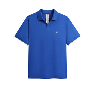 Wilson威尔胜官方夏季男士JOHNNY COLLAR吸湿速干网球短袖POLO