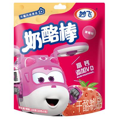 妙飞常温果然心动奶酪棒100g*6