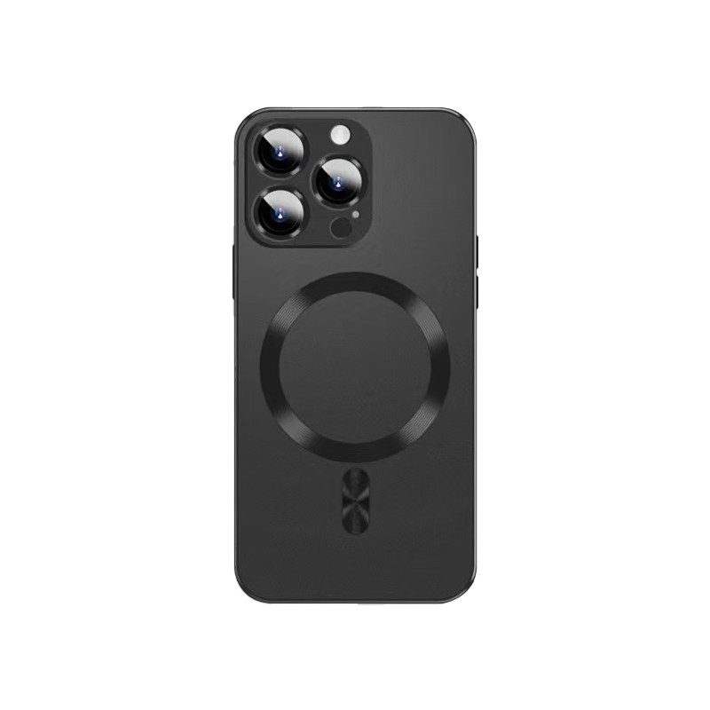 磁吸手机壳适用苹果16pro手机壳iPhone17简约防摔15promax磨砂14plus亲肤手感13男防指纹12女11