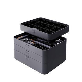 吉米家居工具箱家用套装维修收纳电工专用全套家庭电钻多功能组合