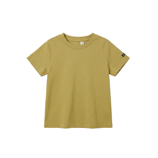 【亲子】柒号童仓女大童韩版简约正肩短袖T恤春装新款纯色上衣潮