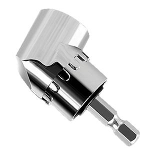 批头拐角器105度死角螺丝刀批头加长连接杆万向螺丝刀转角器转弯