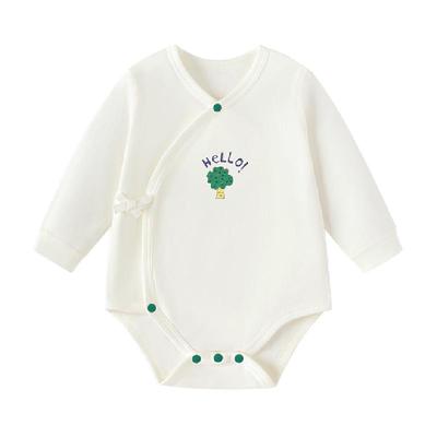 babylove宝宝纯棉春秋系带包屁衣