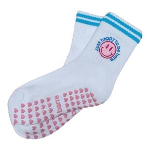 美国Pilates袜女普拉提中筒防滑袜专业瑜伽袜室内运动舞蹈地板袜