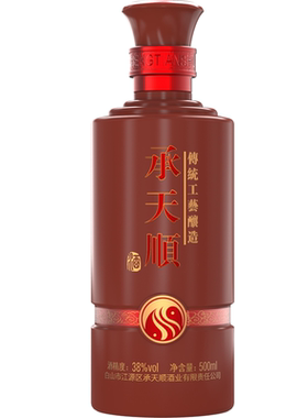 承天顺38度500ml*1瓶装浓香型