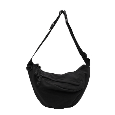 纯色包包2025新款时尚饺子女包