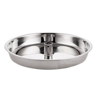 不锈钢聚集蒸汽火锅盘桑拿盘原汁锅蒸盘海鲜蒸盘无磁汽锅鸡专用盘