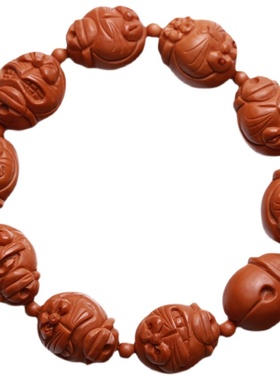 橄榄核机器猫手串佛珠男文玩