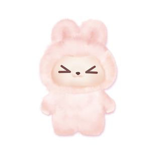 Suplay RABBIT KIKI拥抱的温度系列毛绒手机包挂盲盒圣诞礼物