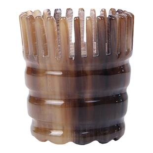 天然牛角梳头部按摩梳按摩保健头疗梳子洗头梳宽齿身体经络梳子