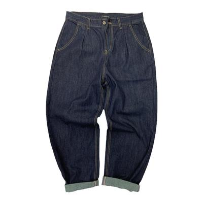 美式休闲痞帅原浆直筒牛仔裤