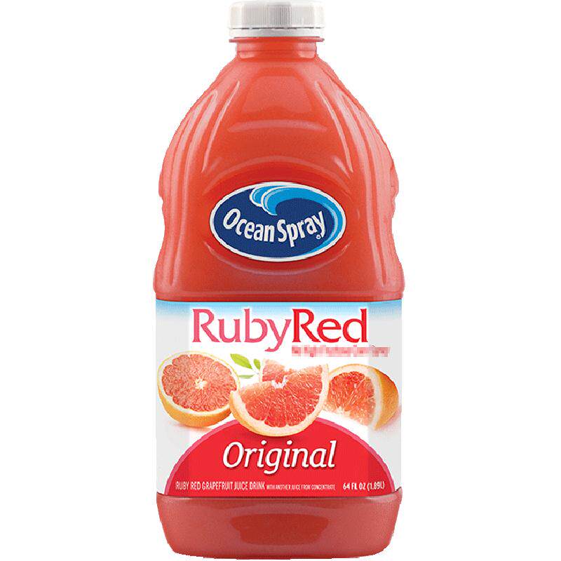 OceanSpray优鲜沛进口西柚汁大瓶饮料节日家庭聚会清爽果汁饮品