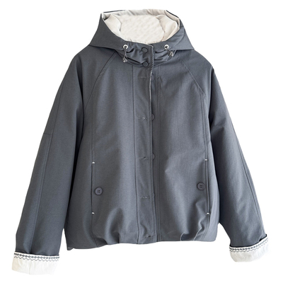 初冬外套2025新款夹棉加厚休闲风