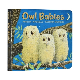 Owl Babies 小猫头鹰 0-3岁幼儿儿童动物主题哄睡绘本 睡前故事 纸板书 英文原版 进口英语原版书籍