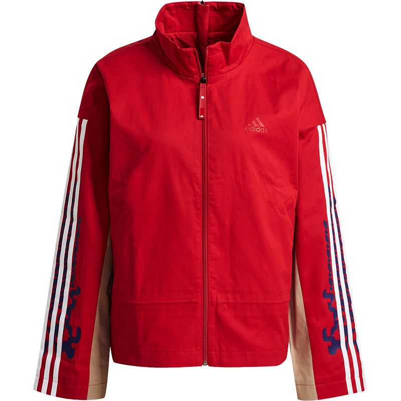 Adidas女子春季cny红色运动服
