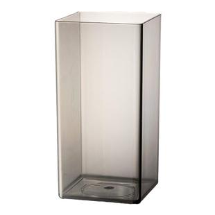 亚克力防摔花瓶水养水培插花富贵竹透明方形直筒鲜花装饰客厅小