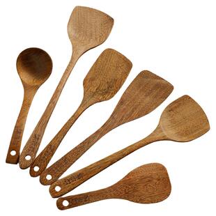 木雅轩炒菜木铲不粘锅专用锅铲家用实木质厨房木头木铲子三件套装