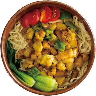 谷言茄子肉丁205g面卤盖浇饭冷冻速食料理包家用浇头拌面酱料快餐