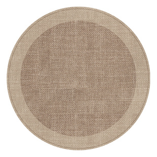 圆形地毯客厅2026新款电脑椅子垫仿剑麻卧室床边房间摇椅隔音地垫