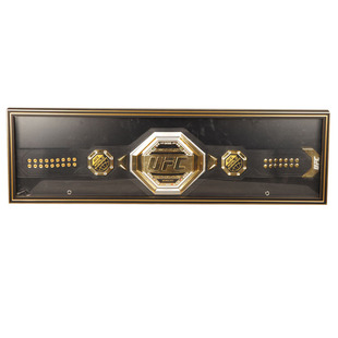 拳击金腰带展示款UFC综合格斗腰带收藏摔跤相框防尘收纳展示框