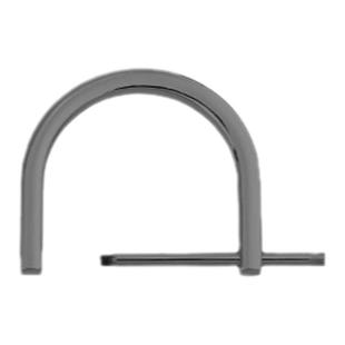 包包配件五金D扣可拆螺丝扣链条包带改造调节方扣马蹄环维修扣子