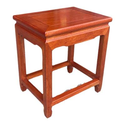 红木加高中式仿古大方凳