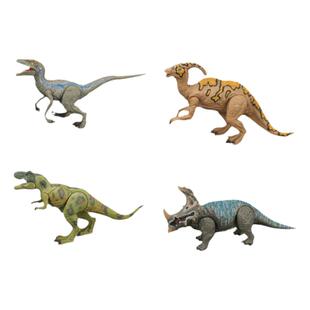 恐龙玩具模型侏罗纪霸王龙形手办世界三角龙副栉龙角鼻龙关节可动