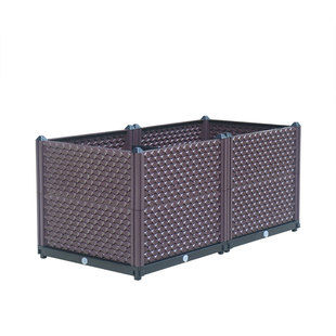 阳台种菜种植箱特大楼顶花园长方形花盆加深花箱户外庭院宽50cm