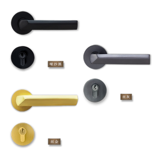 雅洁轻奢现代门锁磁吸家用室内门锁静音锁具卧室分体房间锁E0135