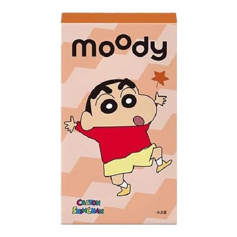 moody美瞳半年抛4片装彩色隐形眼镜蜡笔小新自然扩瞳奶茶甜心系列