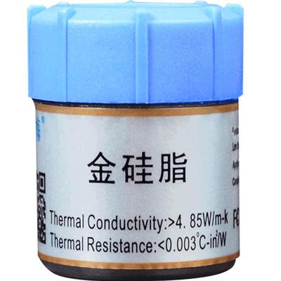 青梅QM950金硅脂导热膏硅胶cpu硅脂散热膏1公斤200克LED硅脂罐装