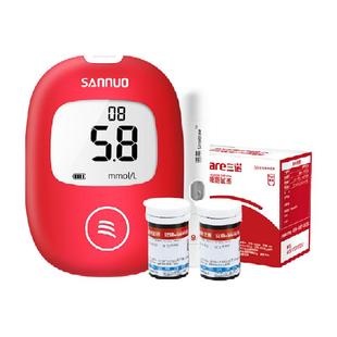 三诺安稳+血糖仪家用高精准测血糖的仪器血糖测试仪试纸官方旗舰